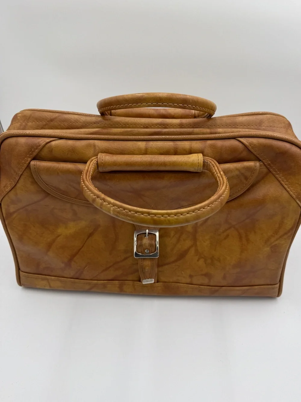 Vintage American Tourister Tan overnight bag